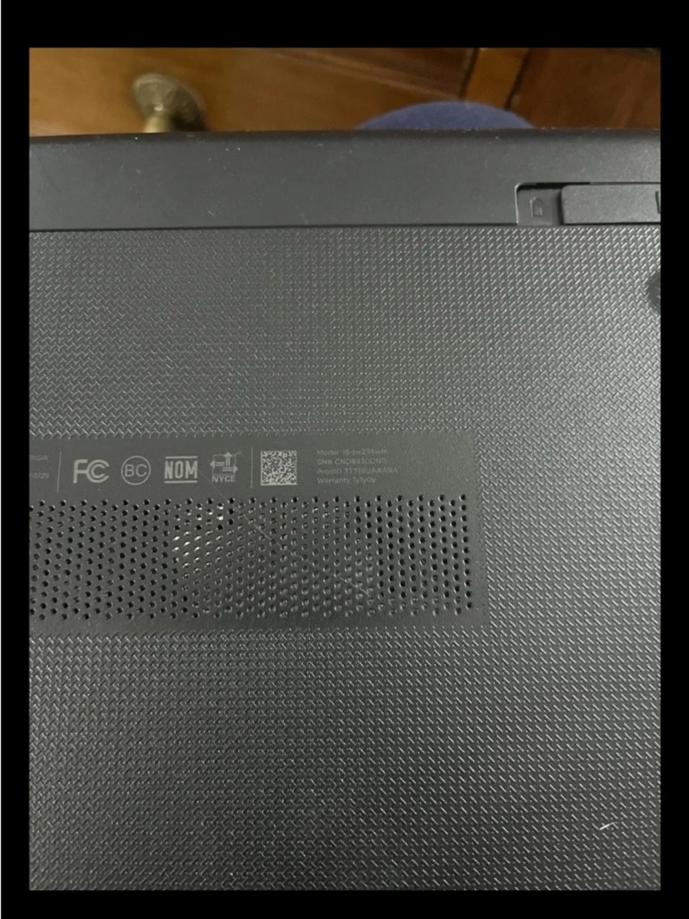 HP 15 Laptop BS234-WM Intel Pentium Silver Red Working Factory Reset WithCharger - Picture 7 of 9